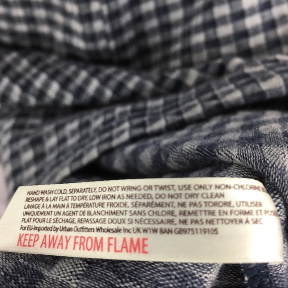 Free People gingham bodycon mini dress small - Picture 7 of 8